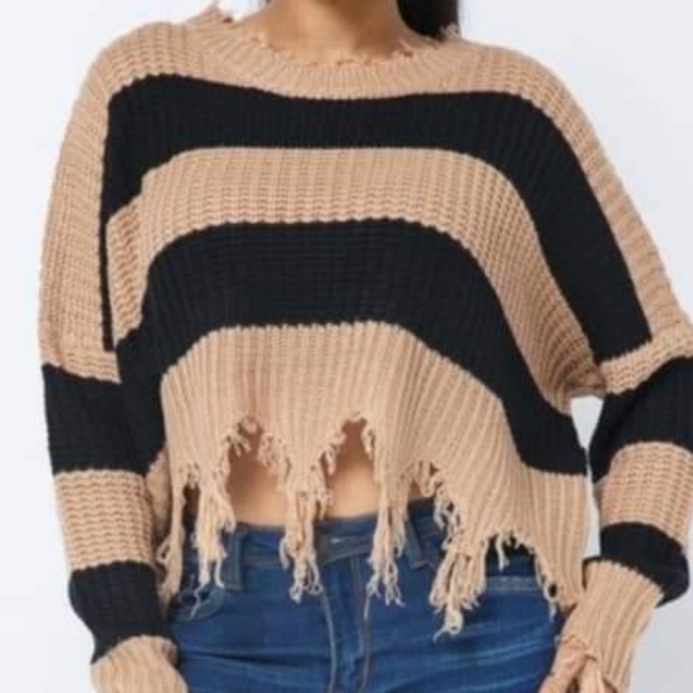 Distressing Me Out Sweater